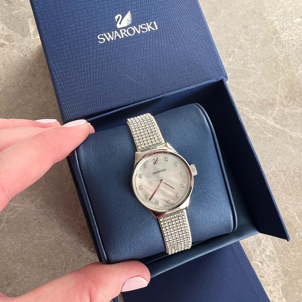 Swarovski crystals womens watch